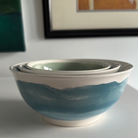 Pepper + Vetiver Oceania Nesting Bowl Set - Picture 1 of 12